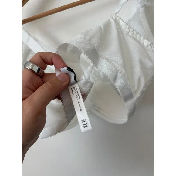 Cozee Corner Lace Bra – White – 38DD – NWOT - Picture 5 of 5